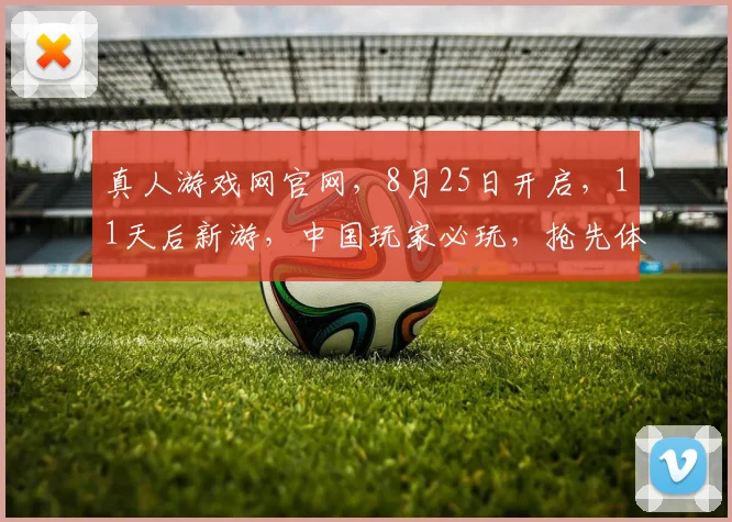 真人游戏网官网，8月25日开启，11天后新游，中国玩家必玩，抢先体验